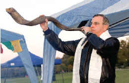 Sounding of the Jewish Shofar